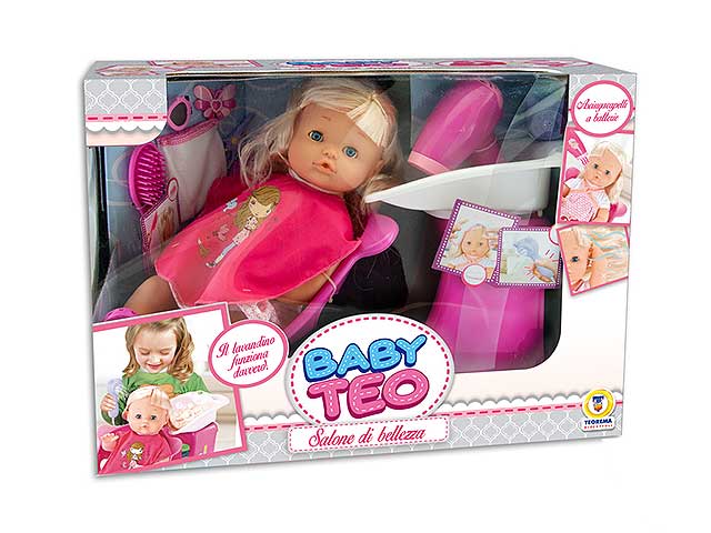 Baby teo f.bambola parrucchiera 66885