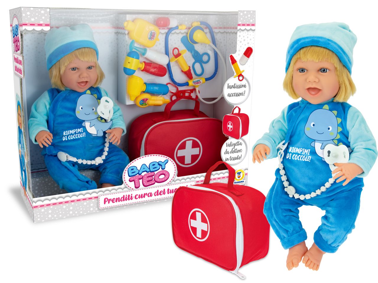 Baby teo - bambolotto bua 45cm