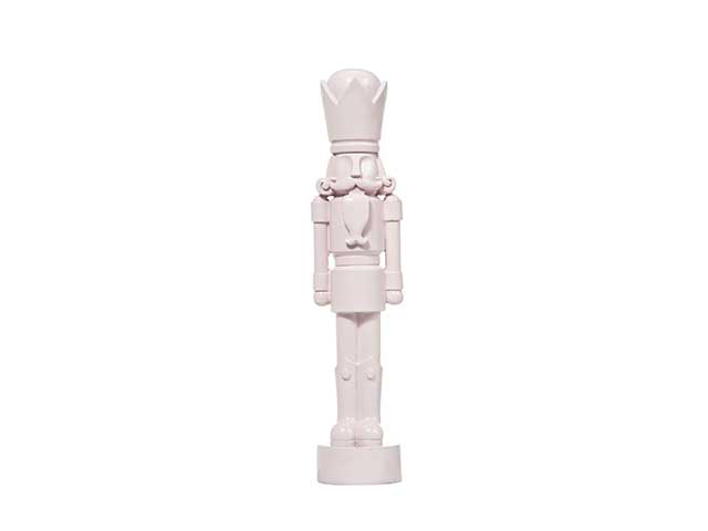 schiaccianoci resina 8,5x8x38cm rosa n23387