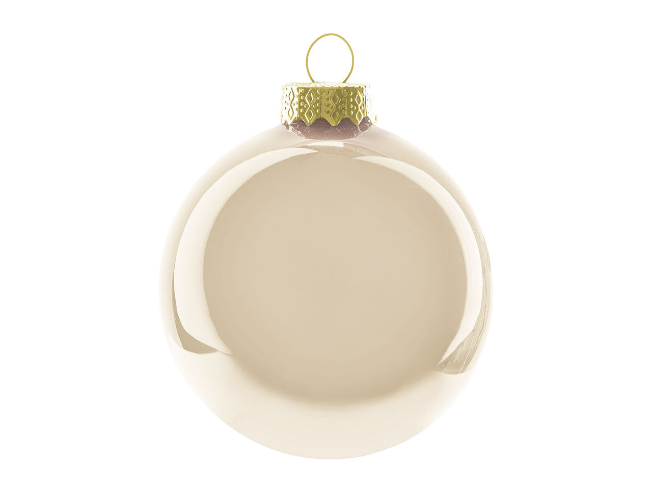 Sfera vetro mm.150 champagne