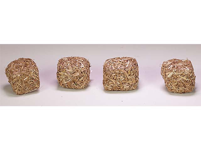 accessorio per presepe, balla paglia 2x2x2,5cm 4pz 10100
