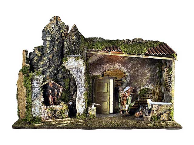 capanna 76x40x53c/mulino,luce 16cm11626