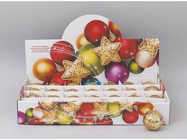 sfera 80mm oro dec.pois gpl-66029