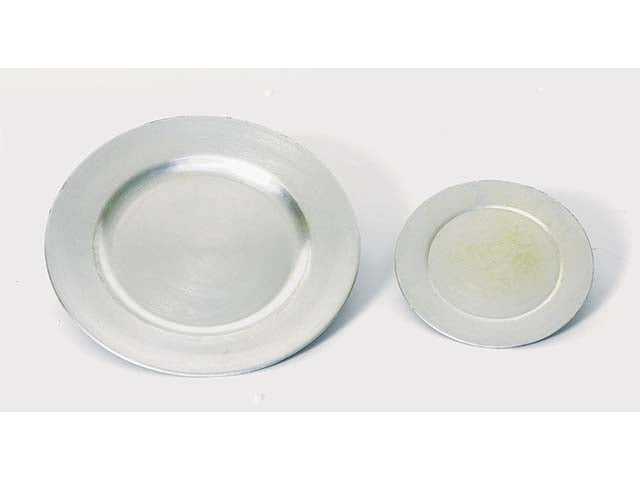piatto plastica argento d13cm cen-82745