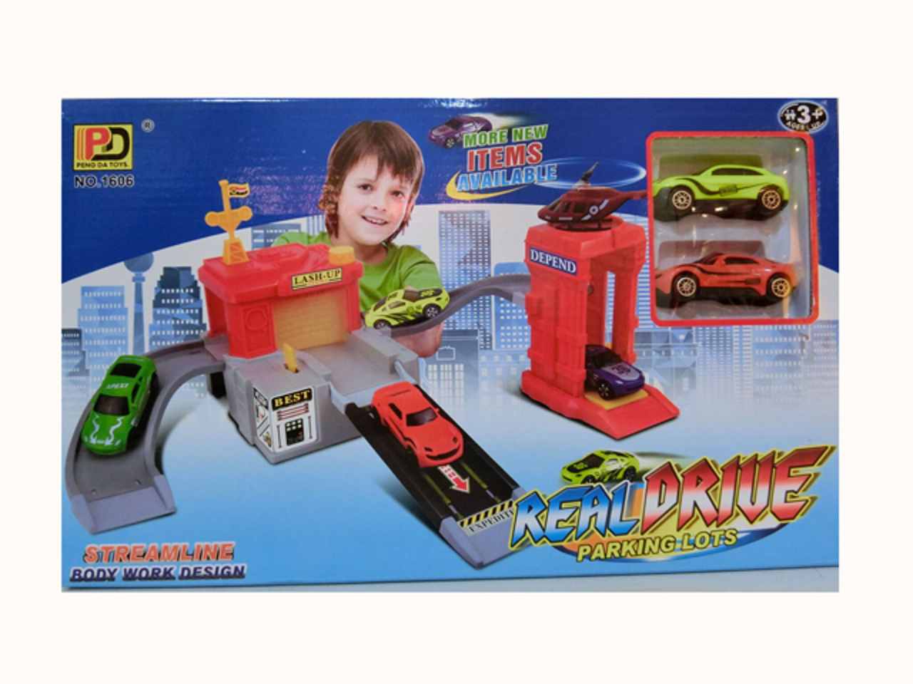 Garage real drive parking lots36x22x6,5
