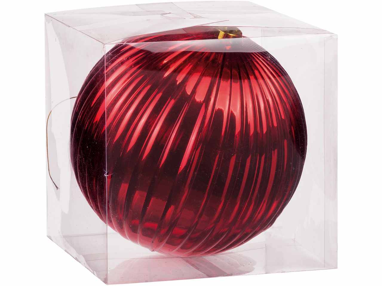 Pallina di natale rossa d.20cm