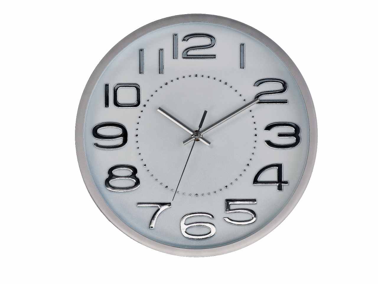 Orologio parete plast.d30,5cm 72300