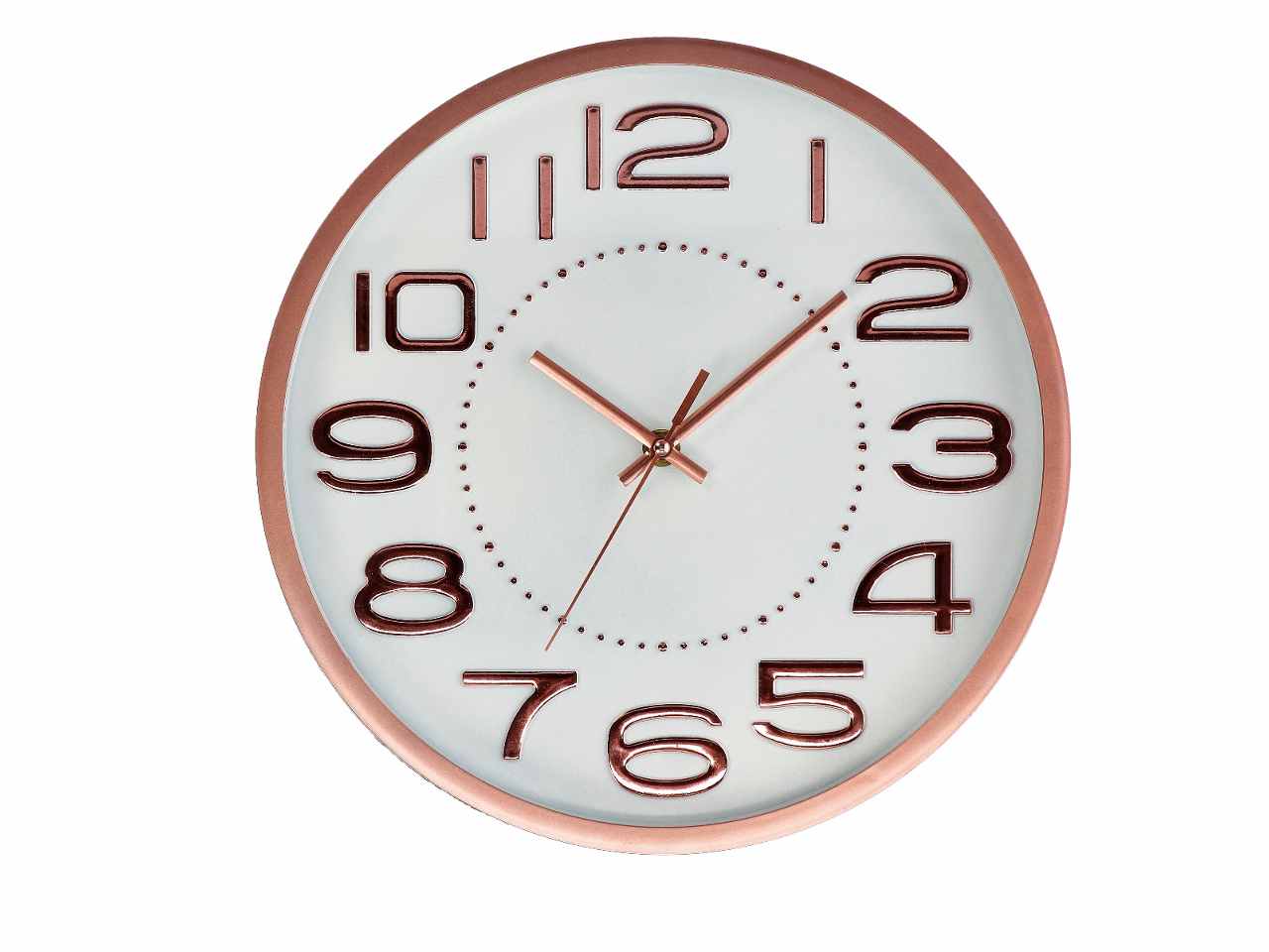 Orologio parete plast.d30,5cm 72300