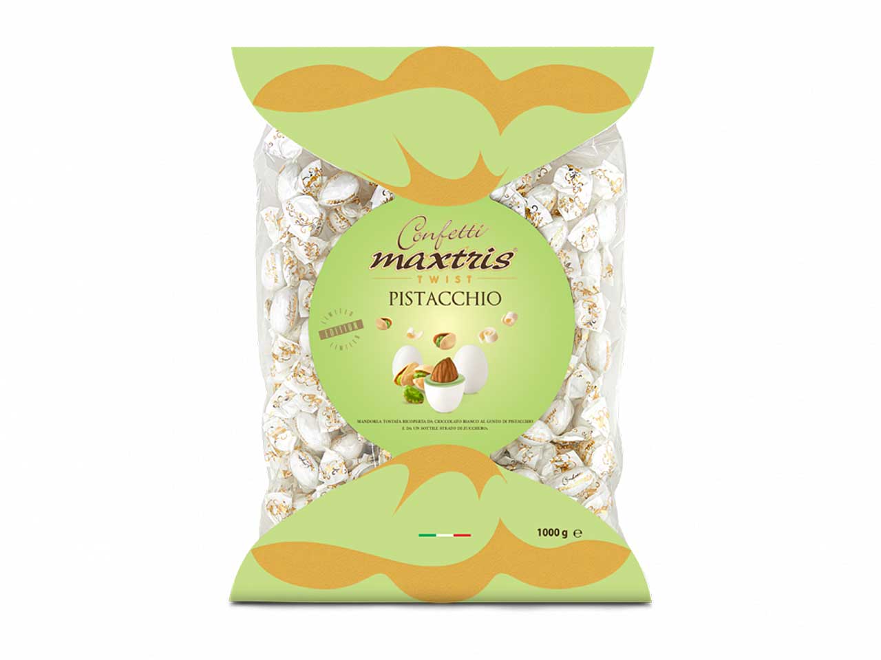 Confetti twist maxtris pistacchio 1kg twmaxpis