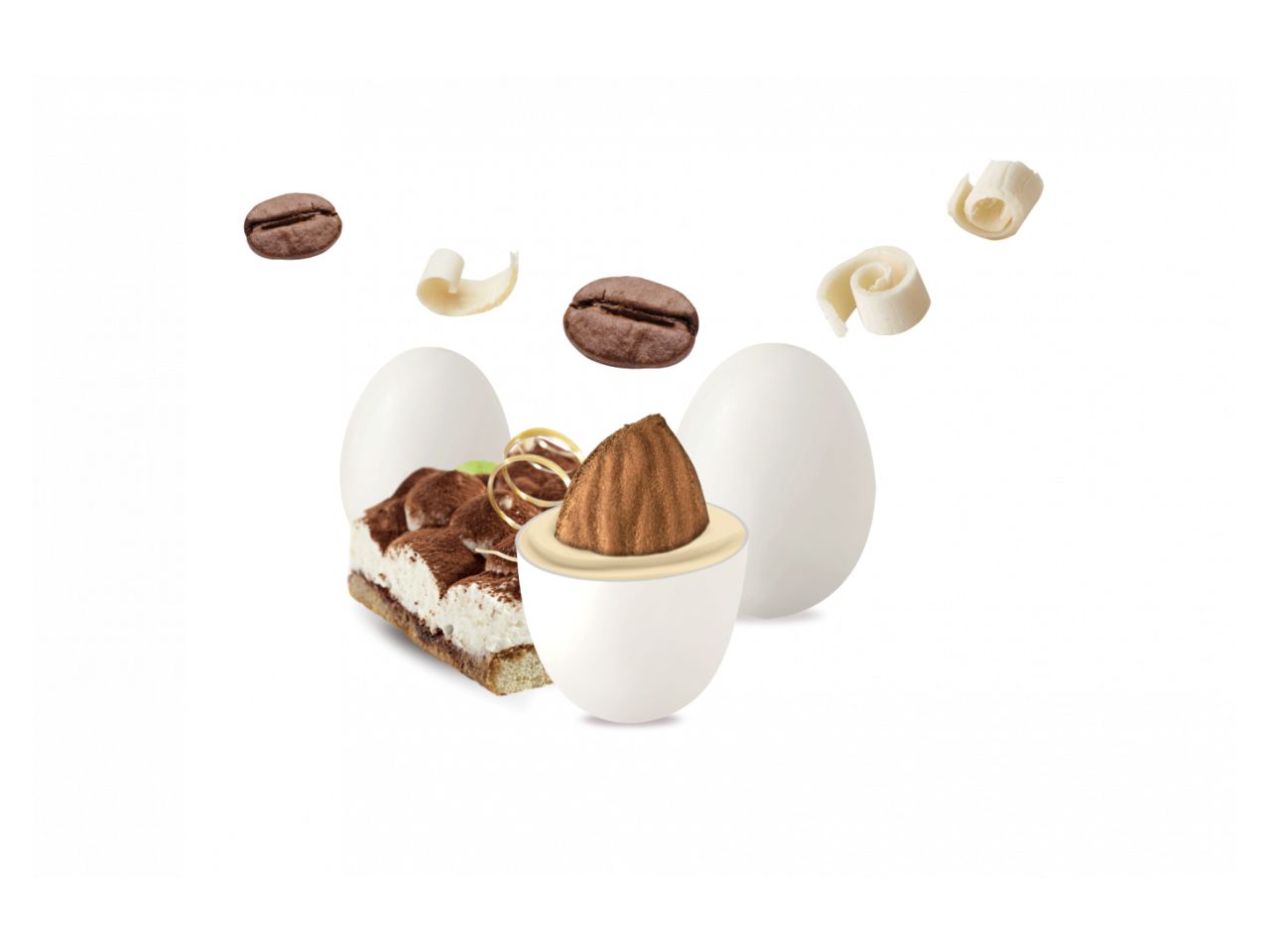 Confetti twist maxtris tiramisu' 1kg twmaxtir