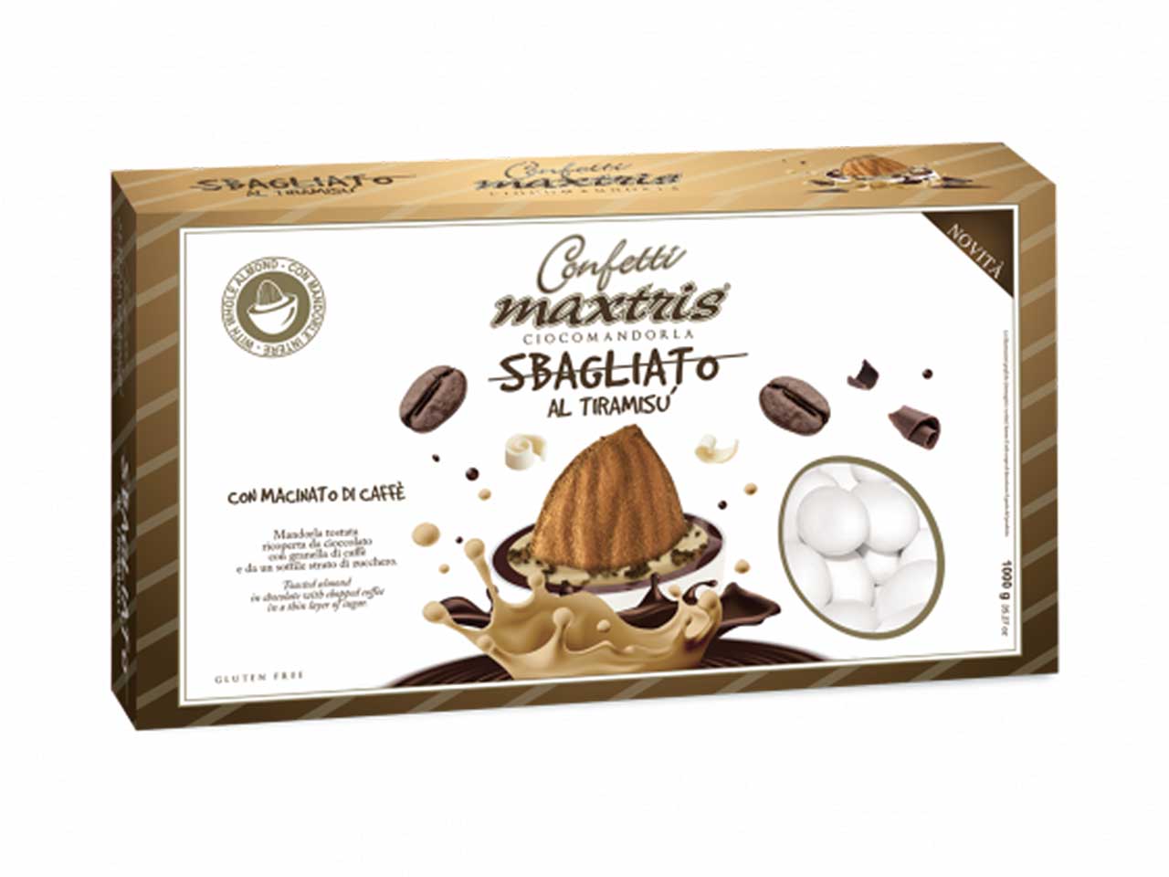 Confetti maxtris sbagliato tiramisu' 1kg maxsbtir