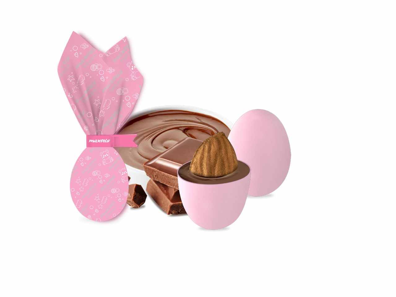 Confetti maxtris fiocco rosa 500grmaxfior500