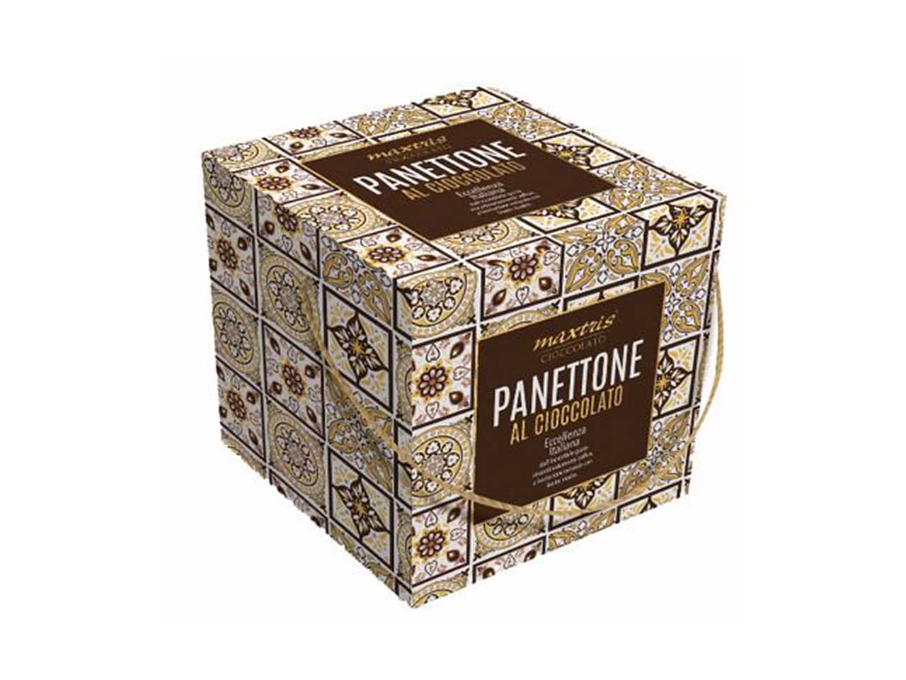 panettone maxtris ripieno di cioccolato 1kg