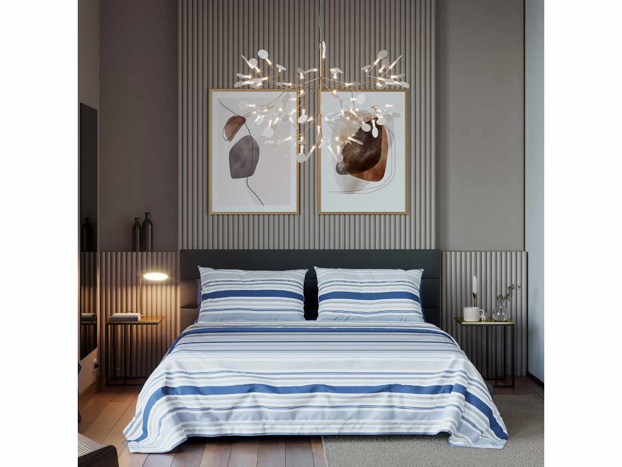 Mister cotton completo letto matrimoniale in flanella
