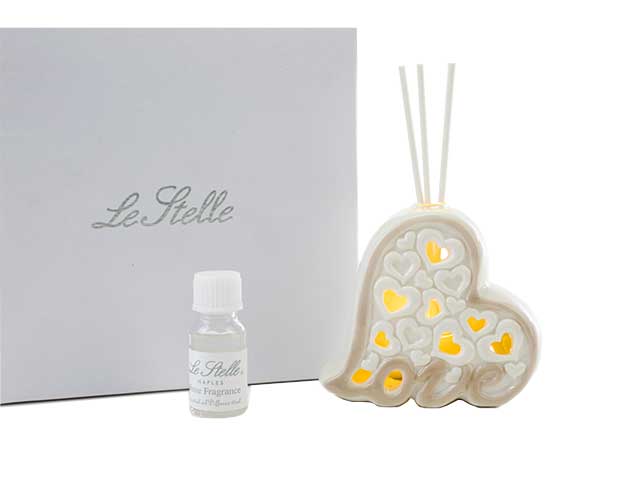 profumatore cuore c/led 10x9cm 53060