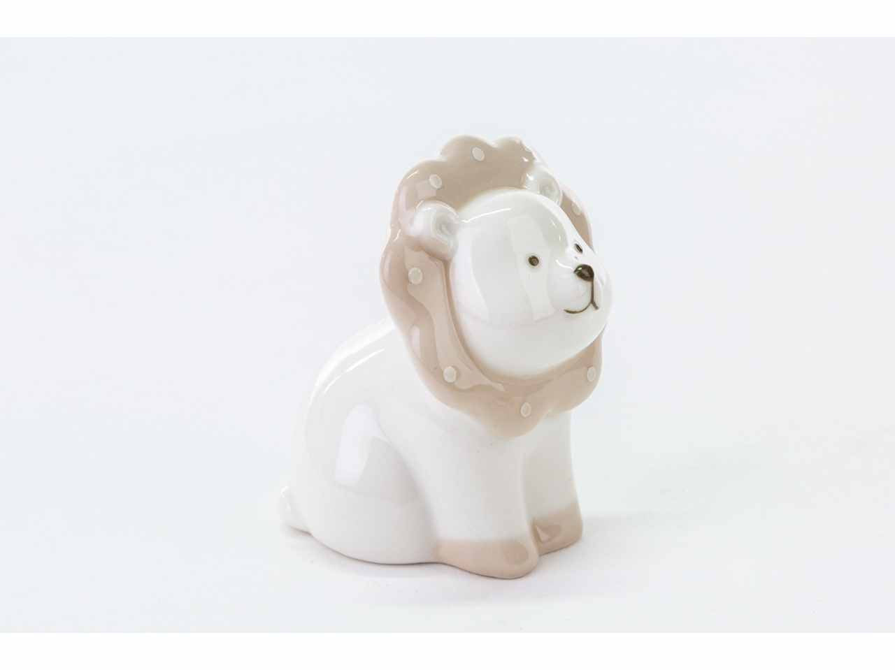 Leone porcellana 7x5xh.7cm 54164
