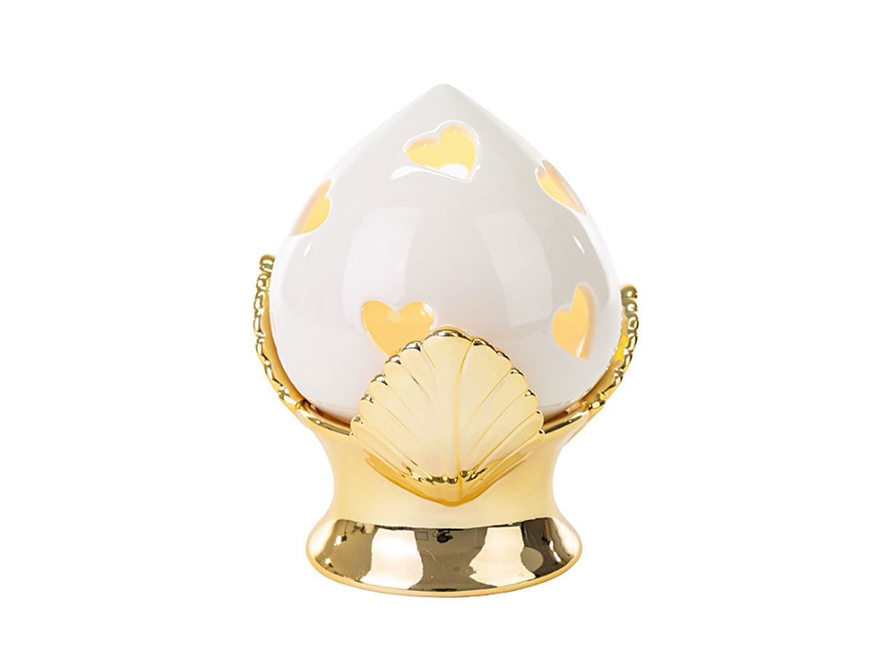 Pomo led porc.bianco 14,5xh.17cm 54263