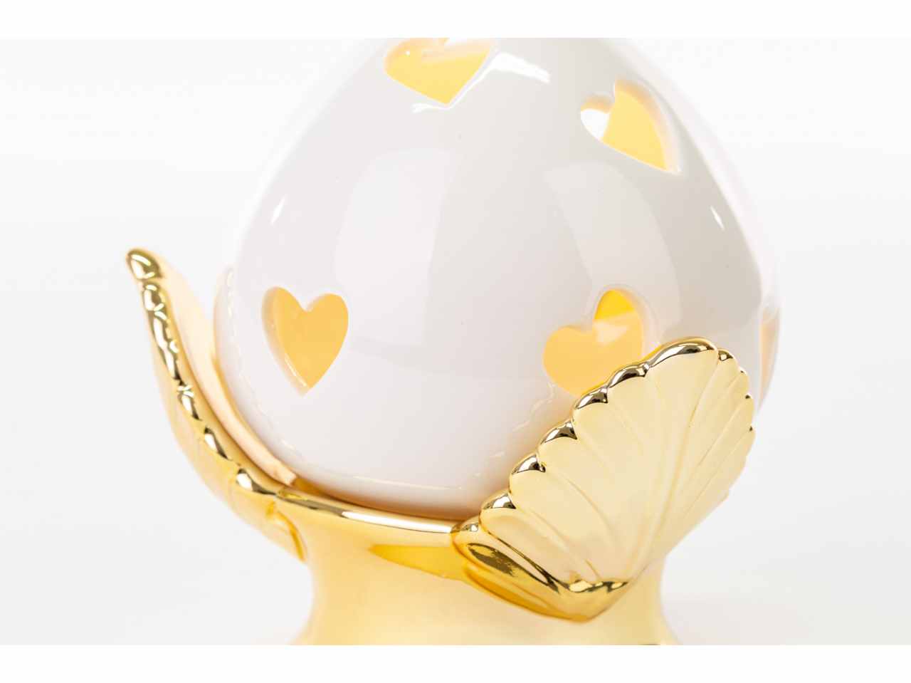Pomo led porc.bianco 14,5xh.17cm 54263
