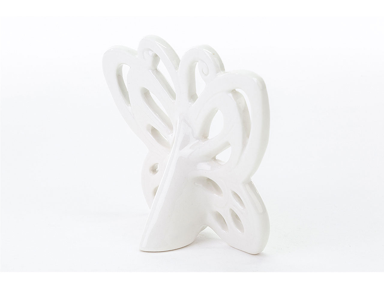 Farfalla porc.bianca 14,5x12cm54288