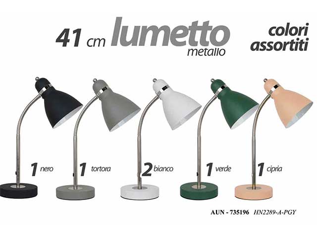 lume metallo 29,5x14x40,5 735196