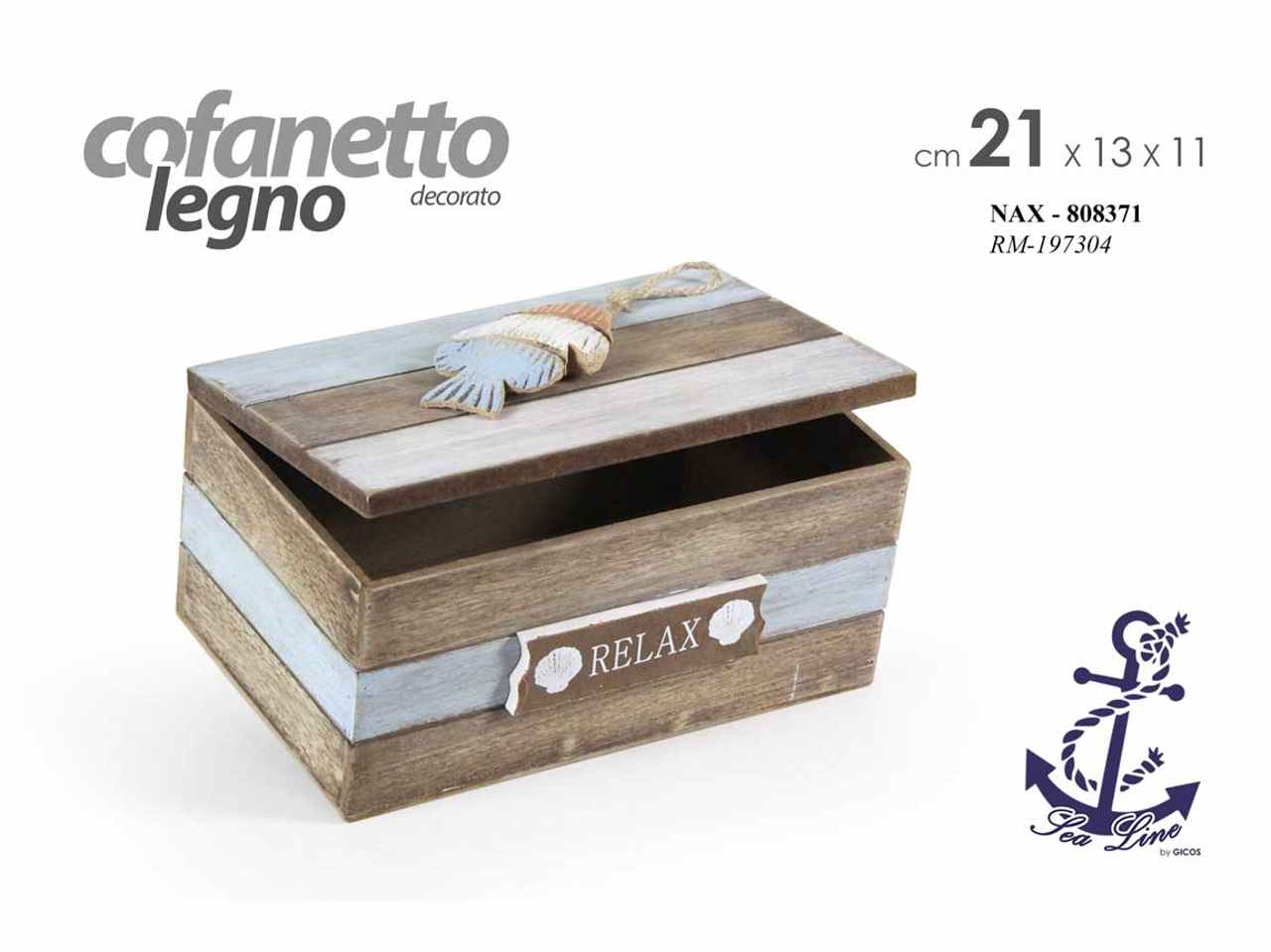Cofanetto 21x13x11cm 808371