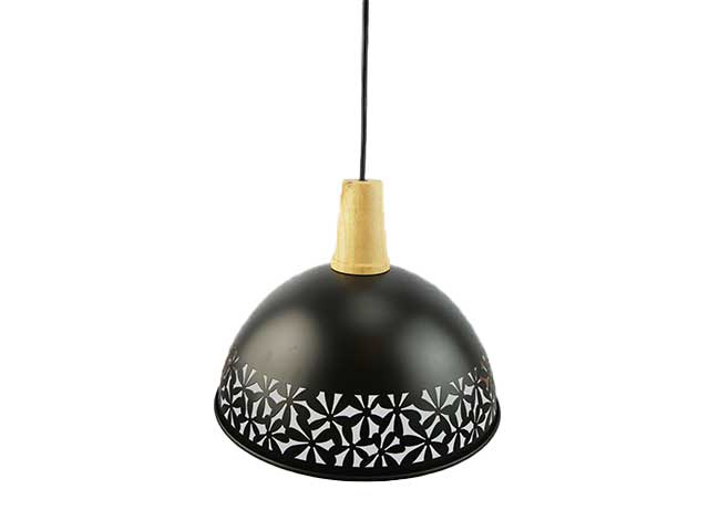 lampadario nero/rame 30x30x100 809620