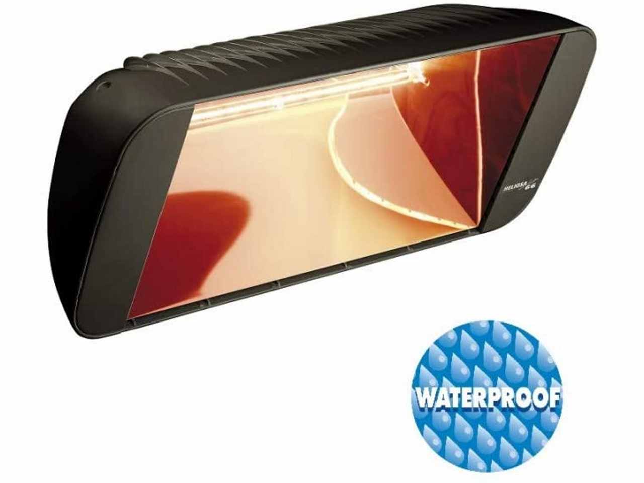 Heliosa lampada riscaldante ferro micaceo 66fmx5