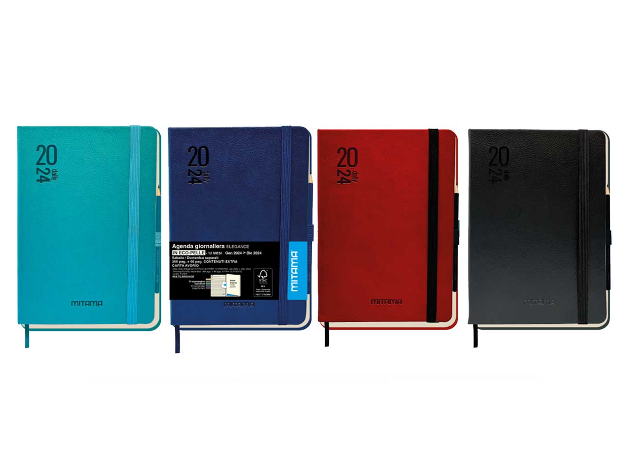Agenda giornaliera elegance 15x21cm 12 mesi