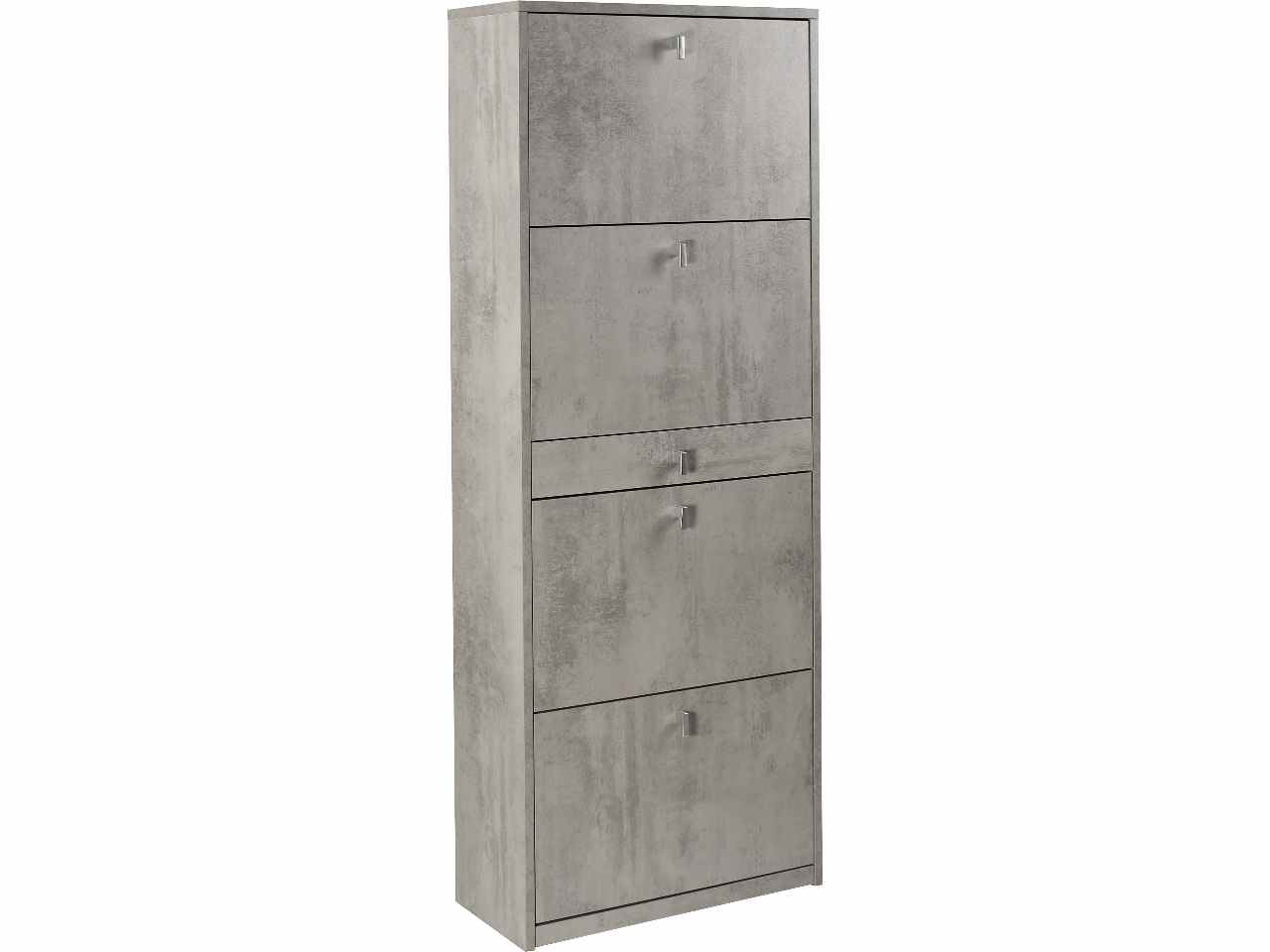 Scarpiera 164x63x29cm cemento ask569cecek