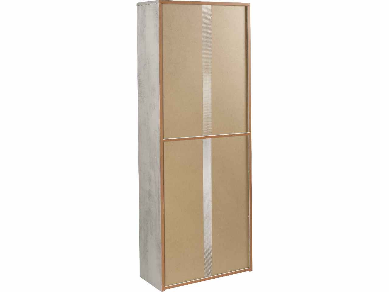 Scarpiera 164x63x29cm cemento ask569cecek