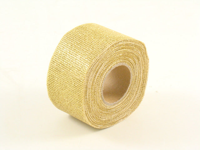 Rotolo retina glitterata 50mm 20mt oro