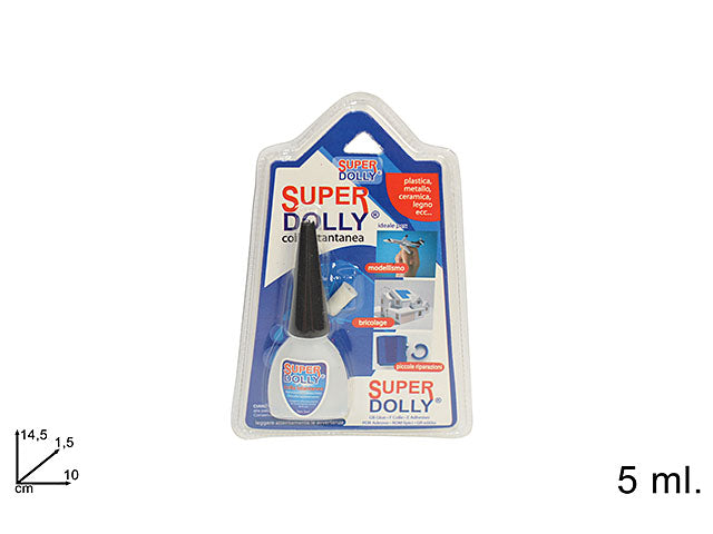 colla trasparente 5ml 14,5x1,5x10cm