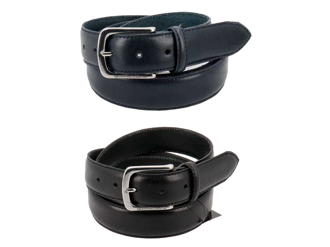 Gmv uomo cintura etrusco nei colori blu e nero