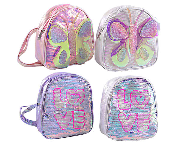 Zainetto bimba farfalla+love cb0676