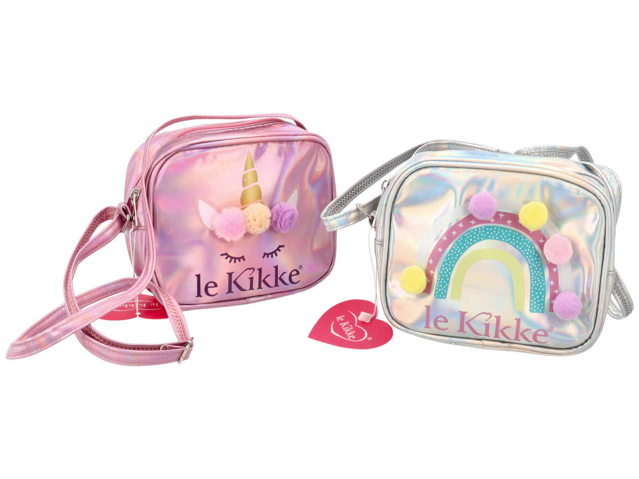 Borsetta le kikke con aarcobaleno e unicorno