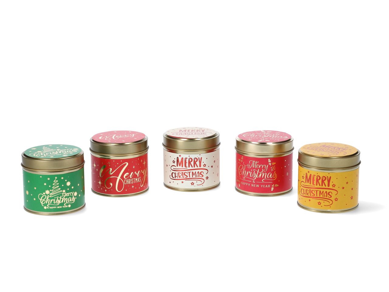 Candela in lattina glitter nights cera vegetale 50% min