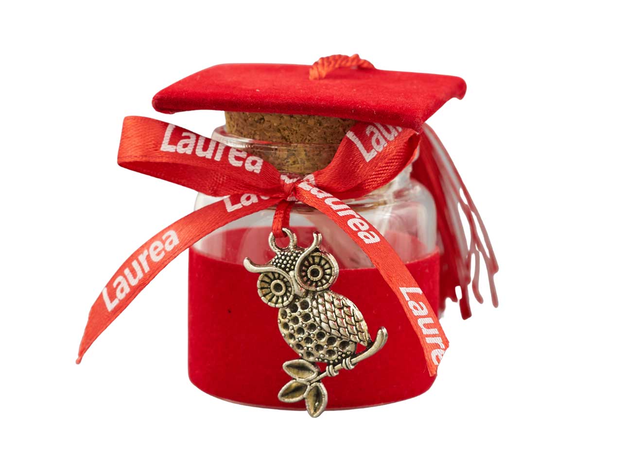 Bottiglietta rossa laurea 4,5x5 1067362
