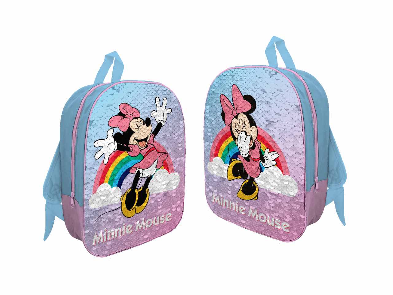zaino con paillettes reversibile