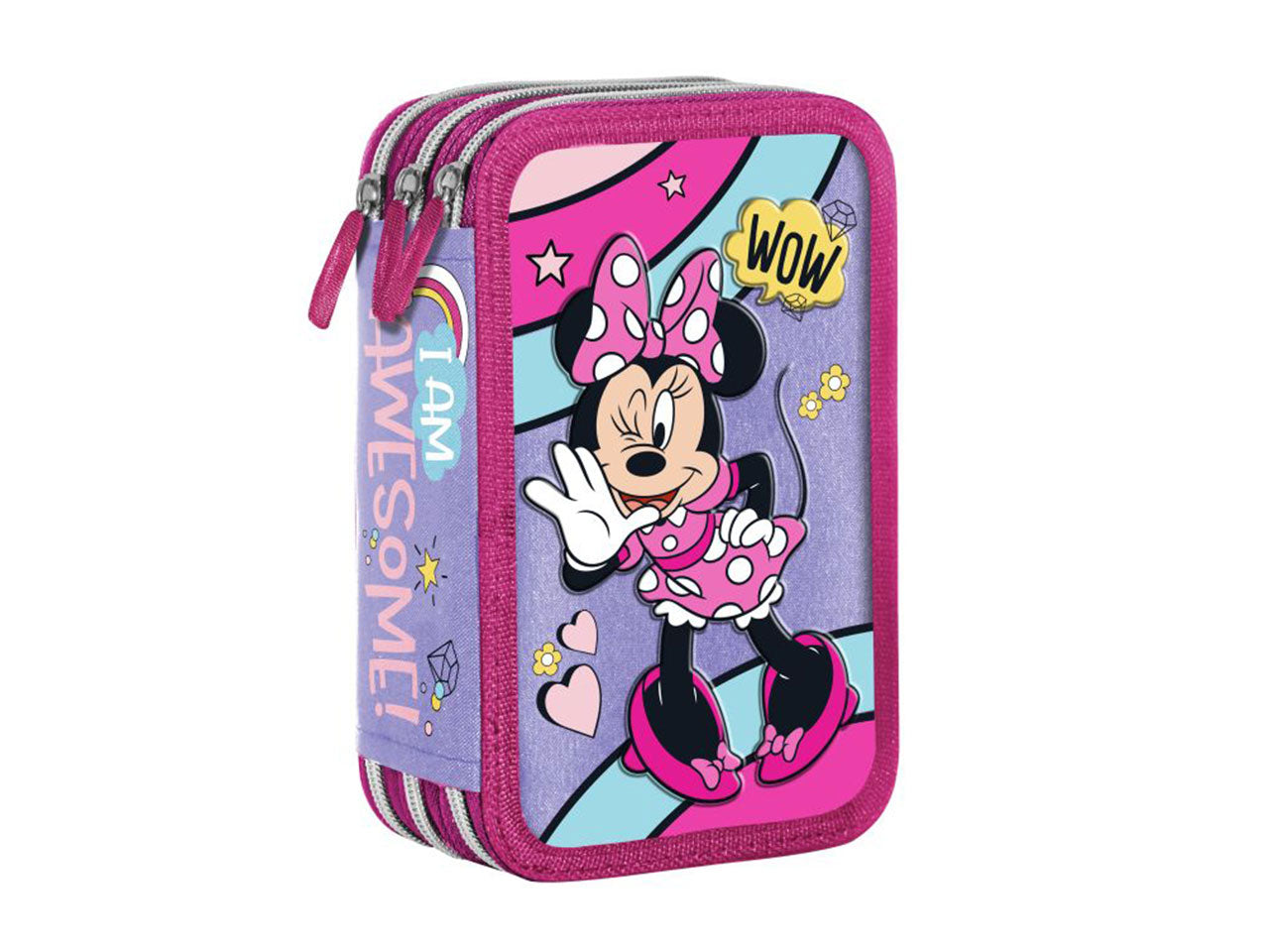 Minnie astuccio 3 zip giotto turbocolor