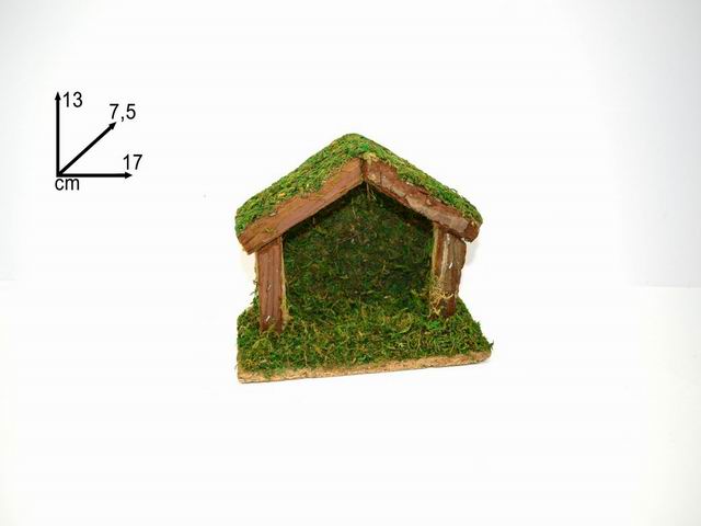 Capanna vuota 13x7,5x17cm