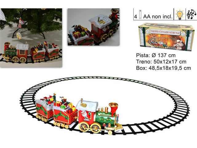 Trenino natalizio d.137cm