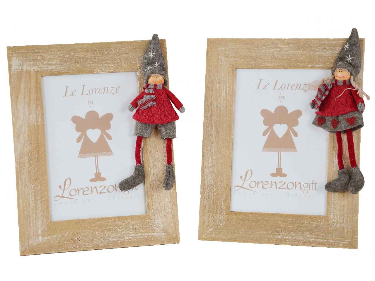 Portafoto lorenza 2 assortiti wl-1092 cm20x3x26