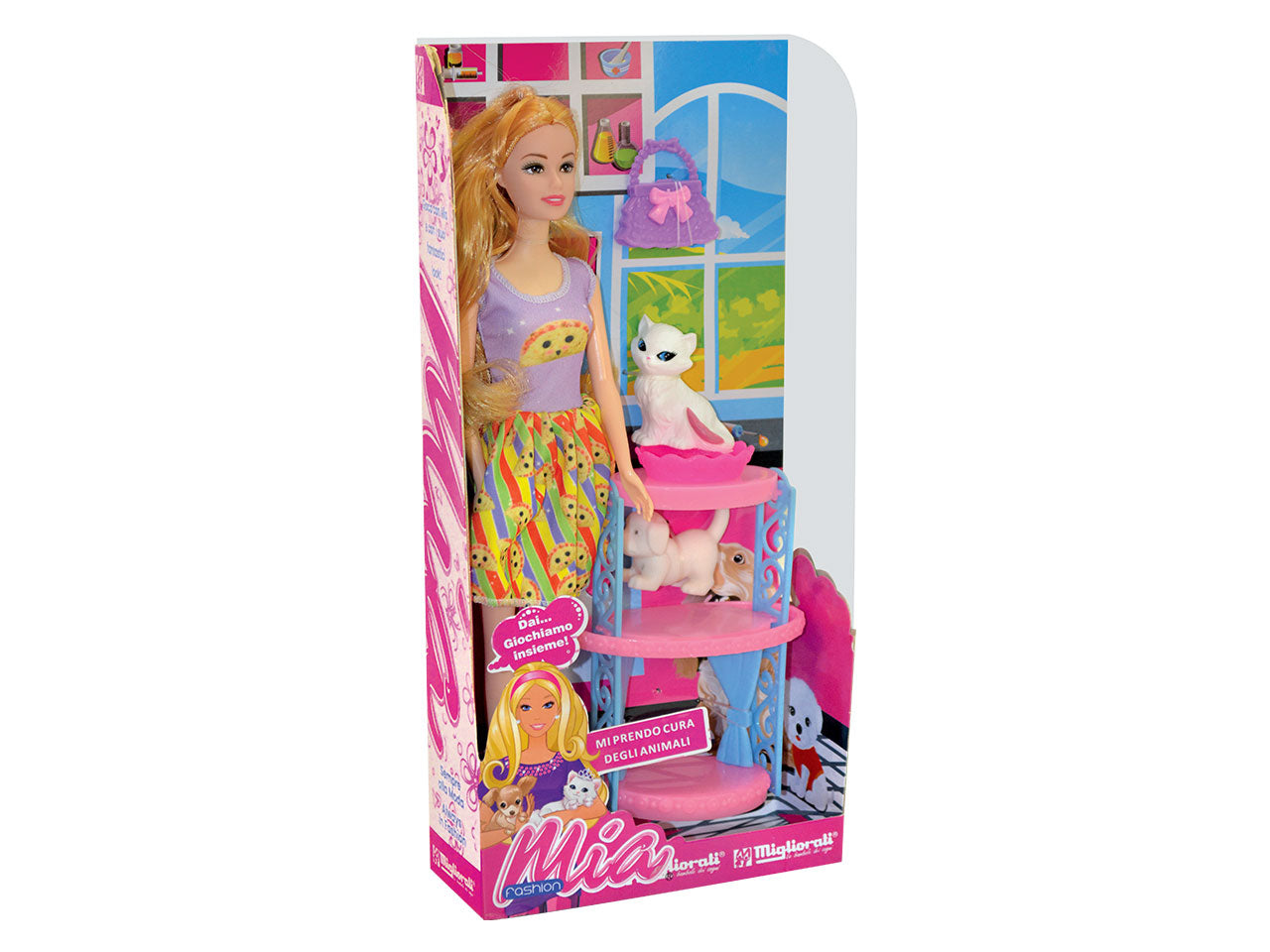 bambola mia pets 31cm