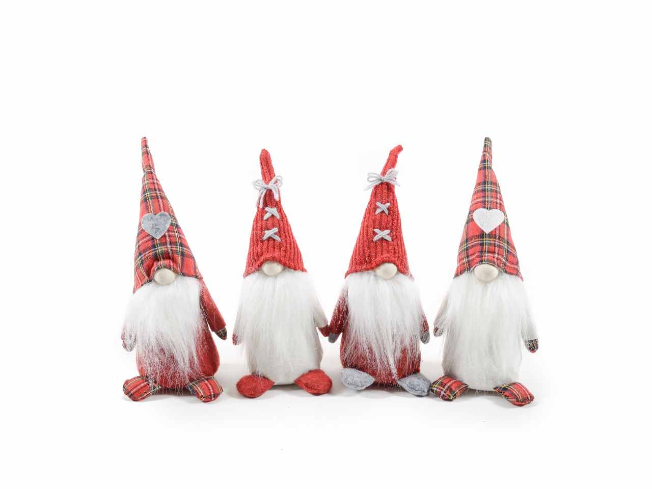 Decorazione babbo natale 27x11x10 cm assortito