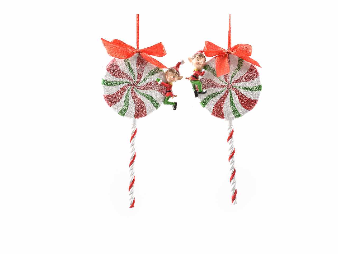 Decorazione "lollypop" in resina 12xh16cm assortito
