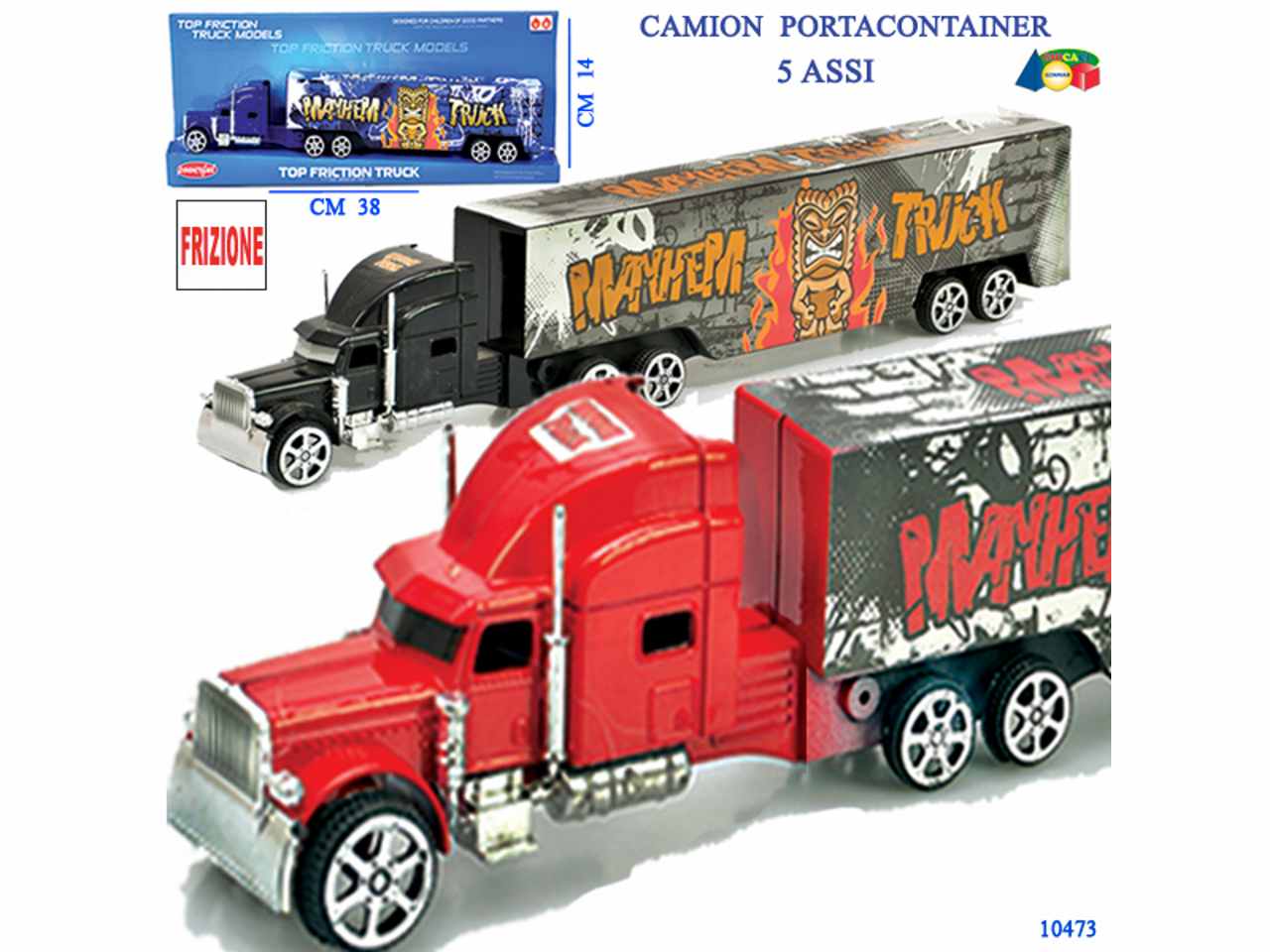 Camion portacontainer 5 assi friz.10473