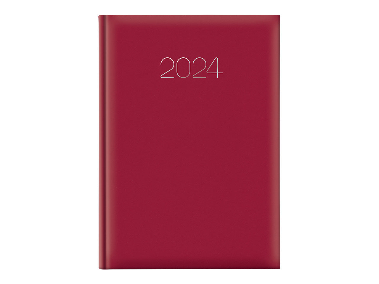 Agenda giornaliera misura 21x29,7cm gommato rosso