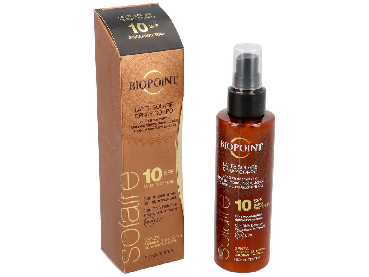 Biopoint latte solare spf10 spray 100ml
