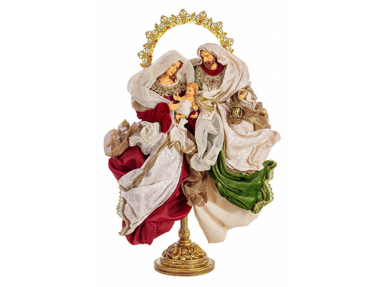 Sacra famiglia raphael color h.53cm