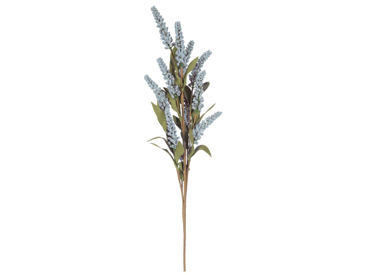 Ramo corn celeste polvere d.15xh.80cm
